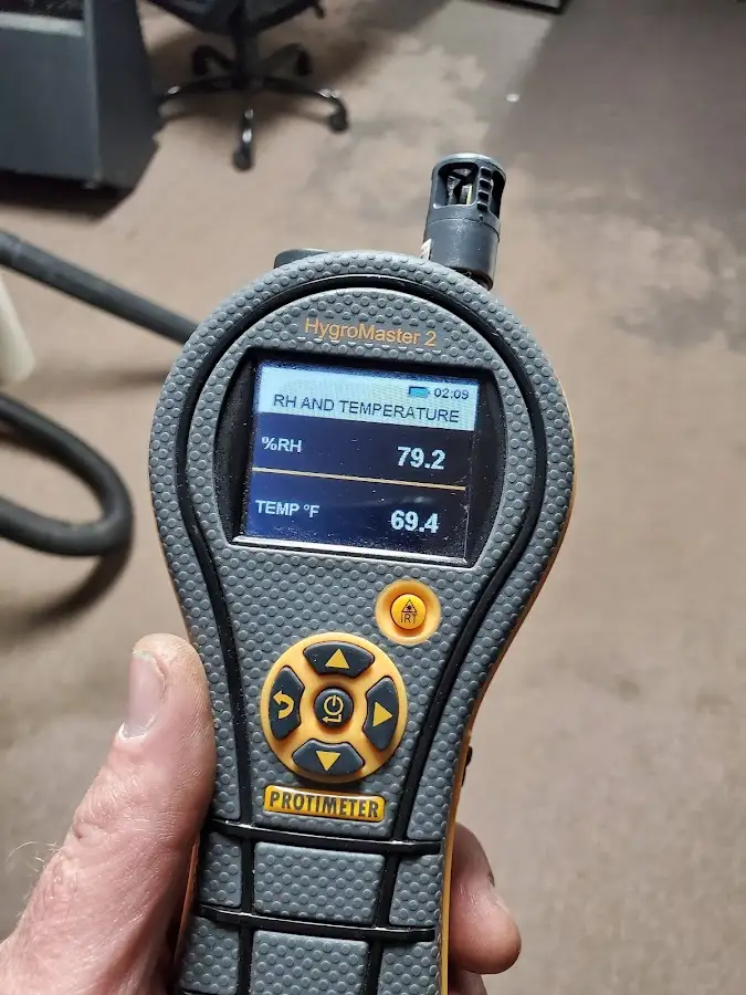 Moisture meter humidity assessment for Mold Remediation & Removal in North Druid Hills